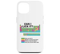 Can I Lick It Funny Chemistry Tableau périodique des éléments Coque pour iPhone 13