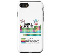 Can I Lick It Funny Chemistry Tableau périodique des éléments Coque pour iPhone SE (2020) / 7/8