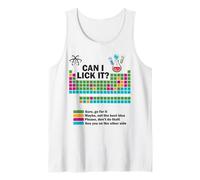 Can I Lick It Funny Chemistry Tableau périodique des éléments Débardeur