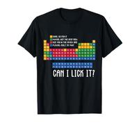 Can I Lick It Funny Tableau périodique des 100 Jours d'école T-Shirt
