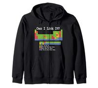 Can I Lick It Tableau périodique Chimie Enseignant & Élève Bâillon Sweat à Capuche