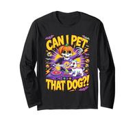 Can I Pet That Dog?! Funny DJ Skeleton Halloween Bootleg Manche Longue