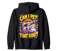 Can I Pet That Dog?! Funny DJ Skeleton Halloween Bootleg Sweat à Capuche