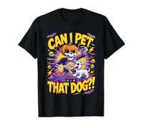 Can I Pet That Dog?! Funny DJ Skeleton Halloween Bootleg T-Shirt