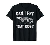 Can I Pet That Dog Meme Rétro Funny Alligator Animal Lover T-Shirt