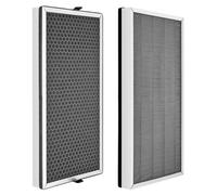 Can-Meageren JF999 Lot de 2 filtres de rechange compatibles avec purificateur d'air Jafända JF999, filtre H13 en 4 étapes, charbon actif, purificateur d'air, poussière COV