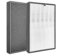 Can-Meageren Lot de 2 filtres HEPA de rechange pour purificateur d'air IRIS USA WOOZOO APF-45, filtre H13 en 3 étapes