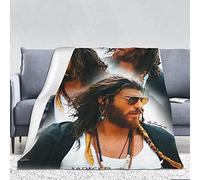 Can Model Yaman Couverture épaisse en flanelle polaire ultra douce chaude pour canapé-lit double pour adulte 228,6 x 167,6 cm