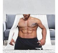 Can Model Yaman Grande couverture épaisse en flanelle polaire ultra douce chaude pour canapé-lit Taille double pour adulte 228 x 167 cm