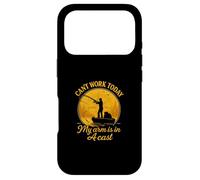 Can’t Work Today My Arm is in A Cast Funny Fishing Coque pour iPhone 17 Pro
