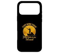 Can’t Work Today My Arm is in A Cast Funny Fishing Coque pour iPhone 17 Pro Max