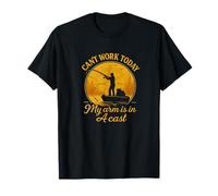 Can’t Work Today My Arm is in A Cast Funny Fishing T-Shirt