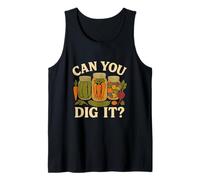 Can You Dig It Funny Canning Season Retro Débardeur