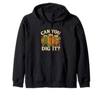 Can You Dig It Funny Canning Season Retro Sweat à Capuche