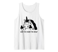 Can You Hear Me Now Funny Unicorn Débardeur