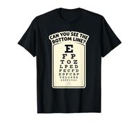 Can You See The Bottom Optometrist JOK Eye Halloween Drôle T-Shirt