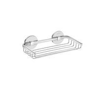 Cana porte-savon grille 20x11 cm à coller chromé chromé 200x112x55 mm - LAUFEN H3851310040001
