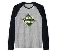 Cana euille de Canna adeau Fuck Cancer Manche Raglan