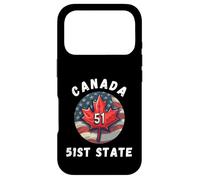 Canada 51e État Funny Canada Fifty First State Quote Meme Coque pour iPhone 17 Pro