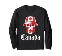 Canada Cadeau Drapeau Canadien Canada Vancouver Montréal Manche Longue