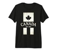 Canada Cadeau Drapeau Canadien Canada Vancouver Montréal T-Shirt Haut de Gamme