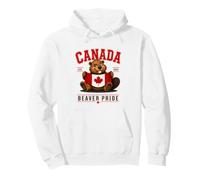 Canada Castor Drapeau Canadien Voyage Souvenir Sweat à Capuche