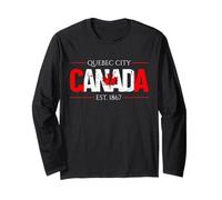 Canada City Quebec Proud Canadian Manche Longue