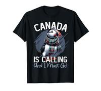 Canada et macareux | Le Canada Appelle et Je Dois y Aller T-Shirt Graphique avec Valeur
