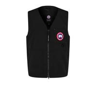 Canada Goose - Gilet Logo Veste Noire Fermeture Éclair - Homme - Vestes - Noir - Taille: S