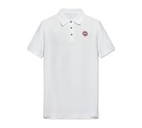 Canada Goose - Polo avec Écusson Logo - Homme - Tops - Blanc - Taille: XL