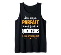 Canada Idée Québec Humour Homme Je suis Québécois Débardeur