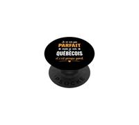 Canada Idée Québec Humour Homme Je suis Québécois PopSockets PopGrip Adhésif