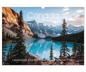 Canada - Landscapes from Banff and Jasper National parks (Wall Calendar 2027 DIN A3 landscape), CALVENDO 12 Month Wall Calendar: Wonderful landscapes from the Canadian Rockies