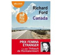 Canada Livre audio - 2 CD MP3 - Richard Ford - Audiolib - Texte lu (CD) - Textes lus CD