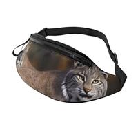 Canada Lynx Sac banane pour homme et femme Sac banane étanche pour le sport