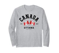 Canada Maple Leaf Canadian Canada Happy Canada Manche Longue