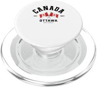 Canada Maple Leaf Canadian Canada Happy Canada PopSockets PopGrip pour MagSafe