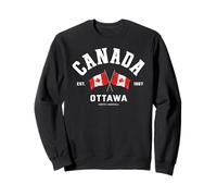 Canada Maple Leaf Canadian Canada Happy Canada Sweatshirt