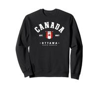 Canada Maple Leaf Canadian Canada Happy Canada Sweatshirt