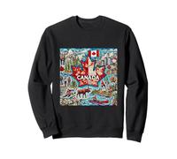 Canada, Prince Édouard, Saskatchwan, Alberta, Terre-Neuve Sweatshirt