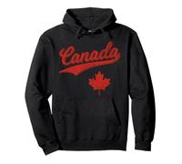 Canada Sports Script Cursive RÉTRO Vintage Swoosh Flourish Sweat à Capuche