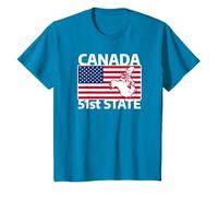 Canada State 51 USA Flag T-Shirt