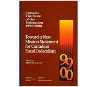 Canada: The State Of The Federation, 1999-2000