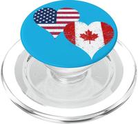 Canada USA Drapeau est Génial pour Fier Canadien Américain PopSockets PopGrip pour MagSafe