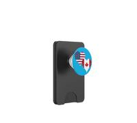 Canada USA Drapeau est Génial pour Fier Canadien Américain PopSockets PopWallet pour MagSafe