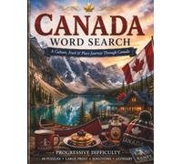Canada Word Search: A Culture, Food & Place Journey Through Canada