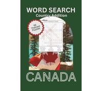 Canada Word Search Puzzle Book: Explore Canada’s culture, history & icons with fun word games for travel, gifts & brain boosts