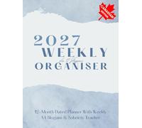 Canadian 12-Month Dated Planner With Weekly AA Slogans & Sobriety Tracker: 2027 One Year Monthly & Weekly Personal Organiser For 12 Steppers