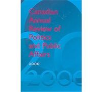 Canadian Annual Review of Politics And Public Affairs 2000, Canadian Annual Review of Politics and Public Affairs