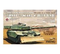 Maquette Char Leopard C2 Mexas W/ Dozer Blade Canadian Main Battle Tank Meng Ts-